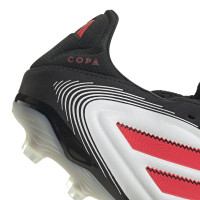 adidas Copa Pure III Pro Gras Voetbalschoenen (FG) Wit Zwart Rood