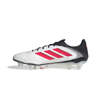 adidas Copa Pure III Elite Crampons Vissés Chaussures de Foot (SG) Blanc Noir Rouge