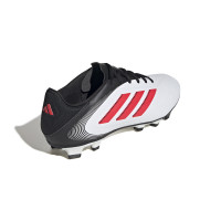 adidas Copa Pure III Club Gras / Kunstgras Voetbalschoenen (MG) Wit Zwart Rood