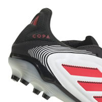 adidas Copa Pure III Elite Gras / Kunstgras Voetbalschoenen (MG) Wit Zwart Rood