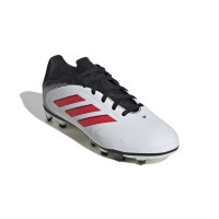 adidas Copa Pure III Club Gras / Kunstgras Voetbalschoenen (MG) Kids Wit Zwart Rood