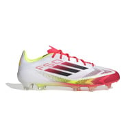 adidas F50 Elite Gras Voetbalschoenen (FG) Wit Rood Zwart Geel