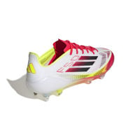 adidas F50 Elite IJzeren-Nop Voetbalschoenen (SG) Wit Rood Zwart Geel