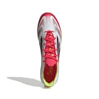 adidas F50 Elite Gazon Artificiel Chaussures de Foot (AG) Blanc Rouge Noir Jaune