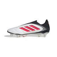 adidas Copa Pure III Elite Sans Lacets Crampons Vissés Chaussures de Foot (SG) Blanc Noir Rouge