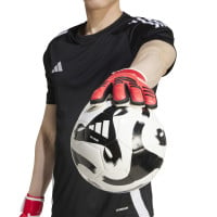 adidas Predator Match Fingersave Gants de Gardien de But Rouge Blanc Noir