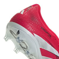 adidas Predator Pro FT Gras Voetbalschoenen (FG) Rood Wit Zwart