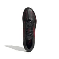 Chaussures de football adidas F50 League Iron Nop (SG) noir rouge argent