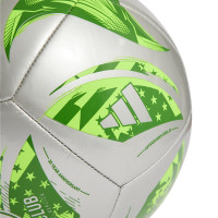 Ballon de football adidas MLS Club taille 5 vert argenté