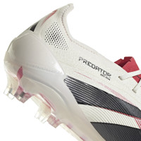 adidas Predator Elite Gras Voetbalschoenen (FG) Wit Zwart Rood