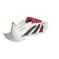 adidas Predator League FT Gazon Naturel Artificiel Chaussures de Foot (MG) Blanc Noir Rouge