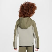 Nike Tech Fleece Sportswear Survêtement Enfants Vert Olive Gris Noir