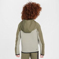 Nike Tech Fleece Sportswear Veste Enfants Marron Clair Noir