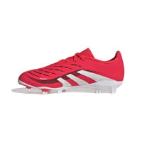 adidas Predator League Gazon Naturel Gazon Artificiel Chaussures de Foot (MG) Enfants Rouge Blanc Noir