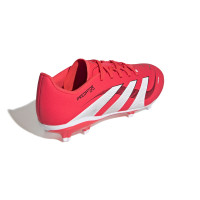 adidas Predator League Gazon Naturel Gazon Artificiel Chaussures de Foot (MG) Enfants Rouge Blanc Noir