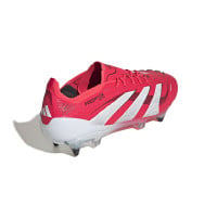 adidas Predator Elite Crampons Vissés Chaussures de Foot (SG) Rouge Blanc Noir