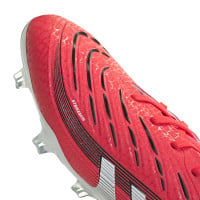 adidas Predator Pro Gras Voetbalschoenen (FG) Rood Wit Zwart