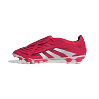 adidas Predator Pro FT Gazon Naturel Gazon Artificiel Chaussures de Foot (MG) Rouge Blanc Noir