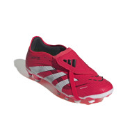 adidas Predator Pro FT Gazon Naturel Gazon Artificiel Chaussures de Foot (MG) Rouge Blanc Noir