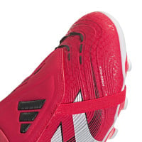 adidas Predator Pro FT Gazon Naturel Gazon Artificiel Chaussures de Foot (MG) Rouge Blanc Noir