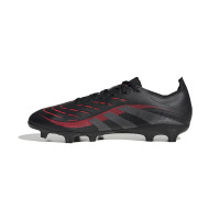 adidas Predator League Gazon Naturel Gazon Artificiel Chaussures de Foot (MG) Noir Gris Rouge