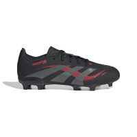 adidas Predator League Gazon Naturel Gazon Artificiel Chaussures de Foot (MG) Enfants Noir Gris Rouge