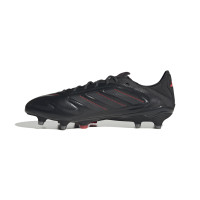 adidas Copa Pure III Elite Gras Voetbalschoenen (FG) Zwart Donkergrijs Rood