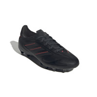 adidas Copa Pure III League Gazon Naturel Gazon Artificiel Chaussures de Foot (MG) Noir Gris Foncé Rouge