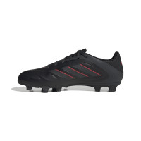 adidas Copa Pure III Club Gras / Kunstgras Voetbalschoenen (MG) Zwart Donkergrijs Rood