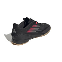 Chaussures de football en salle adidas F50 League (IN) noir rouge argent