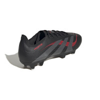 adidas Predator League Crampons Vissés Chaussures de Foot (SG) Noir Gris Rouge