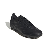 adidas Copa Pure III Pro Gras Voetbalschoenen (FG) Zwart Grijs