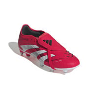 adidas Predator Pro FT IJzeren-Nop Voetbalschoenen (SG) Rood Wit Zwart