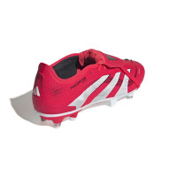 adidas Predator Pro FT IJzeren-Nop Voetbalschoenen (SG) Rood Wit Zwart