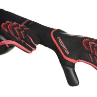 Gants de gardien de but adidas Predator Pro noir rouge