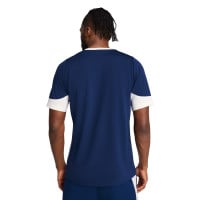 PUMA Portugal Trainingsshirt 2025-2026 Donkerblauw Gebroken Wit Geel