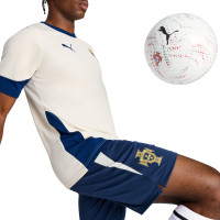 PUMA Portugal Short d'Entraînement 2025-2026 Bleu Foncé Blanc Cassé Jaune