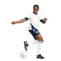 PUMA Portugal Short d'Entraînement 2025-2026 Bleu Foncé Blanc Cassé Jaune