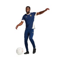 PUMA Portugal Pantalon d'Entraînement 2025-2026 Bleu Foncé Blanc Cassé Jaune