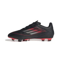 Chaussures de football adidas F50 Club sur gazon et gazon artificiel (MG) noir rouge argenté