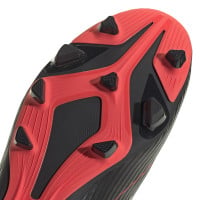 Chaussures de football adidas F50 Club sur gazon et gazon artificiel (MG) noir rouge argenté