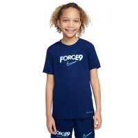 Nike Erling Haaland Academy 25 Maillot d'Entraînement Enfants Bleu Foncé Bleu Clair