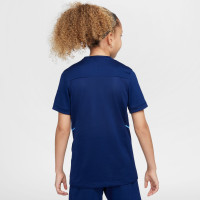 Nike Erling Haaland Academy 25 Maillot d'Entraînement Enfants Bleu Foncé Bleu Clair