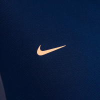 Nike Strike Maillot d'Entraînement Enfants Bleu Foncé Orange