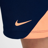 Nike Strike Short d'Entraînement Enfants Bleu Foncé Orange