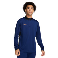 Nike Academy 25 Survêtement 1/4-Zip Bleu Foncé Noir Orange