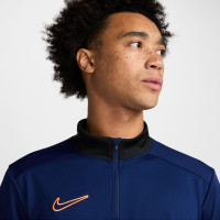 Nike Academy 25 Survêtement 1/4-Zip Bleu Foncé Noir Orange