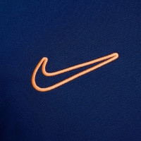 Nike Academy 25 Trainingstrui 1/4-Zip Donkerblauw Zwart Oranje