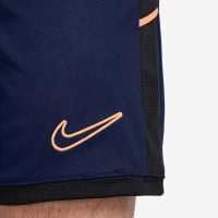 Nike Academy 25 Short d'Entraînement Bleu Foncé Noir Orange