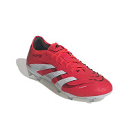 adidas Predator Pro Gras Voetbalschoenen (FG) Rood Wit Zwart